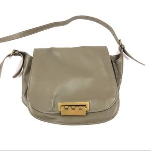 Zac By Zac Posen Tan Leather Crossbody Handbag